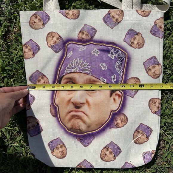 The Office Prison Mike Tote Bag Steve Carell Dwight TV Show Canvas School Beach - Picture 5 of 6